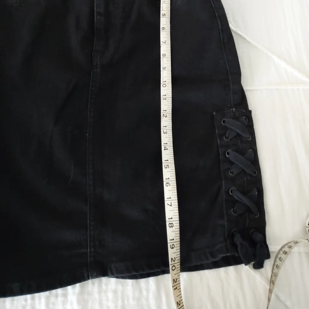 GAP Black Denim Skirt